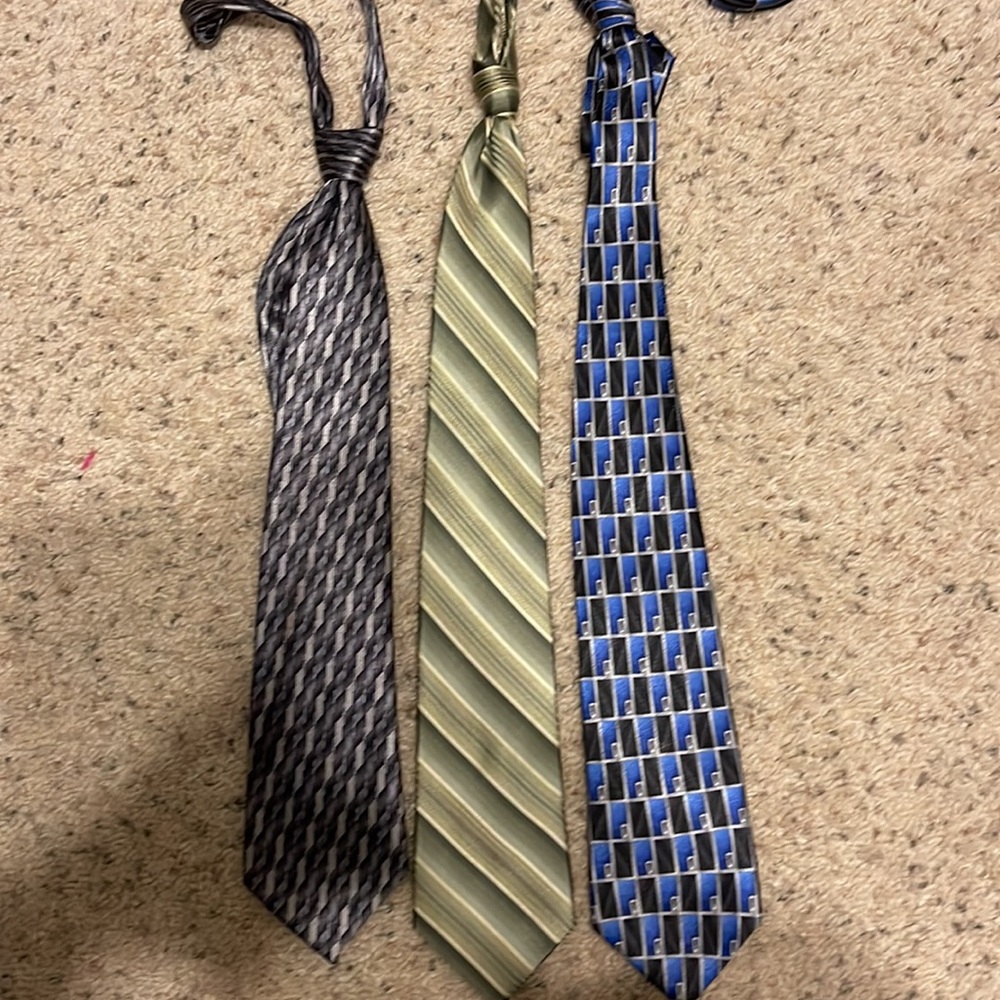 Set of 3 mens neck ties - Picture 1 of 6
